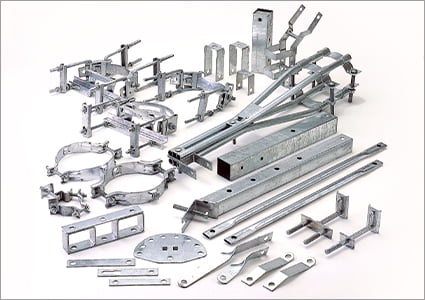 様々な金具の写真